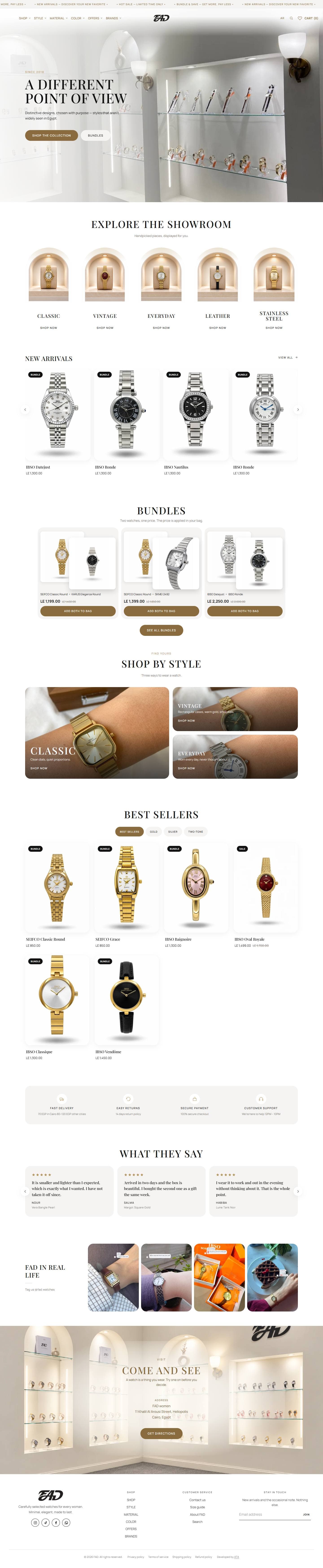FAD homepage