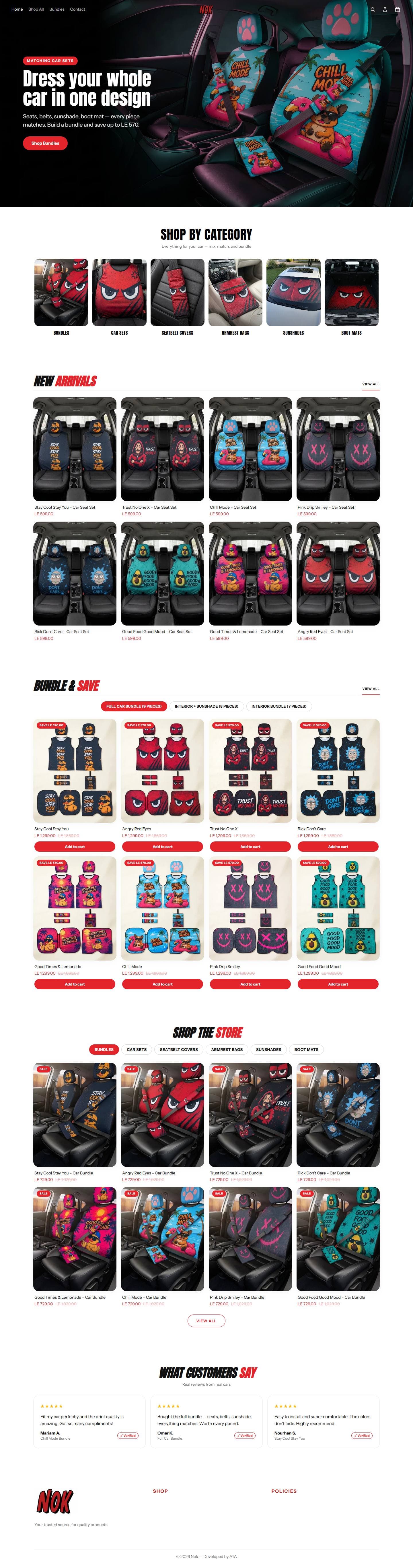 Nok homepage